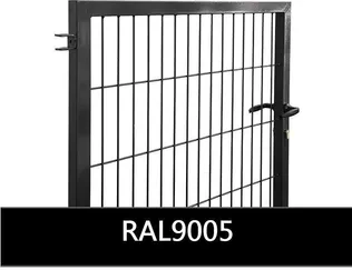 JALGVÄRAV STRONG 50X200/5MM 950X1000MM MUST RAL9005