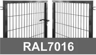 AUTOVÄRAV STRONG 50X200/5MM 1950X4000MM HALL RAL7016