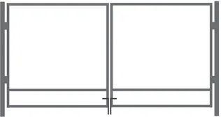 AUTOVÄRAVA RAAM 1750X4000MM KUUMTSINK