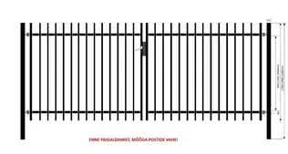 AUTOVÄRAV VARBAIALE 1,4X4M RAL9005