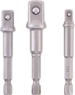 ADAPTERITE KOMPLEKT KWB 1/4“, 3/8“, 1/2“ 3-OSALINE