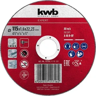 LÕIKEKETAS KWB EXPERT 115 × 1,6
