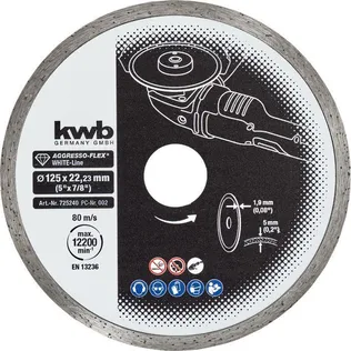 TEEMANTLÕIKEKETAS KWB, WHITE-LINE 125