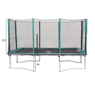 BATUUT TURVAVÕRGUGA 426X274CM