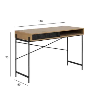 KIRJUTUSLAUD ANGUS 110X50XH75CM TAMM
