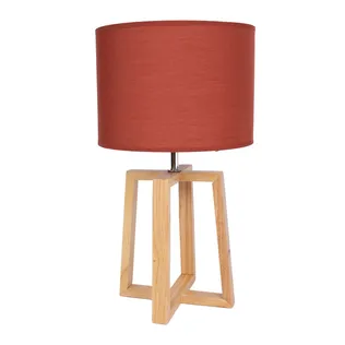 LAUALAMP WOODEN H44,5CM PUNANE