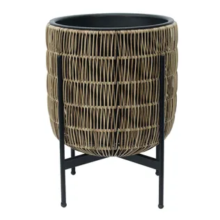 LILLEPOTT WICKER ALUSEGA 38X38XH49CM HELEPRUUN