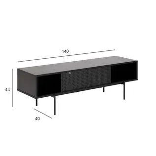 TV-LAUD ANGUS 140X40XH44CM MUST