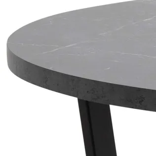 SÖÖGILAUD AMBLE D110XH75CM MUST MARMOR