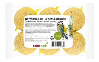 RASVAPALLID BALTIC AGRO AIA- JA METSALINDUDELE 6X90G