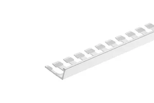 PLAADILIIST CEZAR L-PROFIIL ALUMIINIUM 8X2500MM HÕBE