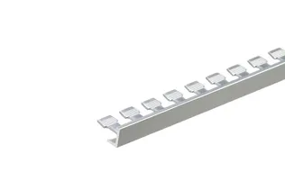 PLAADILIIST CEZAR L-PROFIIL ALUMIINIUM 8X2500MM HÕBE