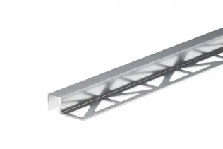 PLAADILIIST CEZAR P-PROFIIL ALUMIINIUM 12X12X2500MM ANOD. LÄIK. HÕBE