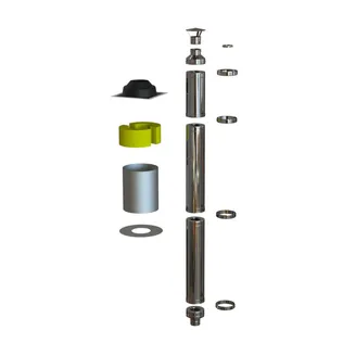 SAUNAKORSTNA KOMPLEKT VILPRA D115/215 MM DW50-M RV