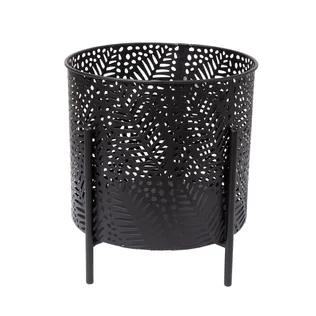 LILLEPOTIÜMBRIS CHIA D25XH28CM, MUST