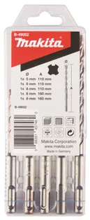 PUURIDE KOMPLEKT MAKITA SDS+ B-49052 5-OSALINE