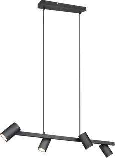 RIPPVALGUSTI TRIO MARLEY 4XGU10 80CM MATT MUST