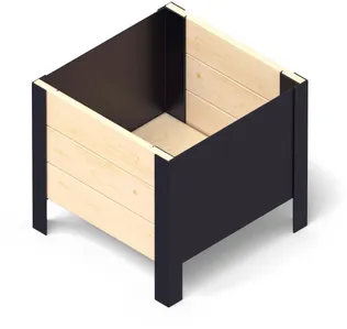 PEENRAKAST UPYARD MADAL 36X36CM NATURAALNE