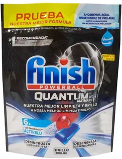 NÕUDEPESUMASINA PESUKAPSLID FINISH POWERBALL QUANTUM ULTIMATE 6TK