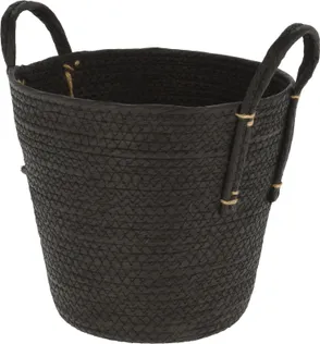 PUNUTUD KORV SANGADEGA 25X25X25CM MUST