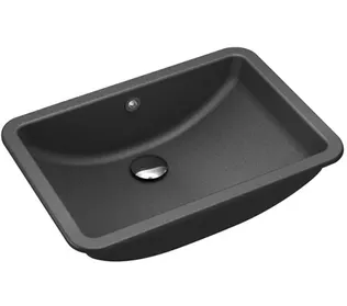 VANNITOAVALAMU TURTL 150MM 535X370MM GRANIIT MUST