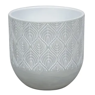 ÜMBRISPOTT NDT OLIVA D 14X13,5CM VALGE