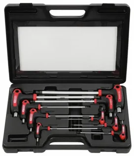 T-KÄEPIDEMEGA VÕTMEKOMPLEKT KS TOOLS 9 OSA