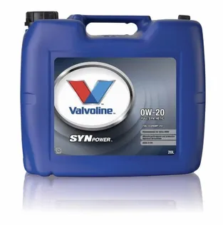 MOOTORIÕLI VALVOLINE SYNPOWER FE 0W20, 20L