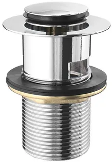 PÕHJAKLAPP NORDLINE CLICK-CLACK 1/4" ÜLEVOOLUAVAGA, MESSING,KROOM