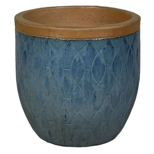 KERAAMILINE ÕUEPOTT NDT BERLIN 50X48CM SININE