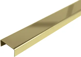 U-PROFIIL CEZAR RV TERAS 20X10X0,8X2500MM KULDNE