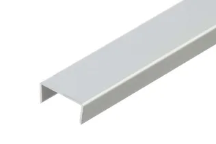 ALUMIINIUM U-PROFIIL CEZAR 20X10X1,5X2000MM ANOD.HÕBEDANE