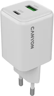 LAADIJA ADAPTER CANYON CU45AC GAN 45W 1XPD 1XQC EU VALGE