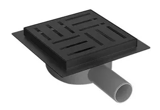 KUIVTRAPP NORDLINE NURK Ø40/50, 20X20CM MUST, RESTIGA