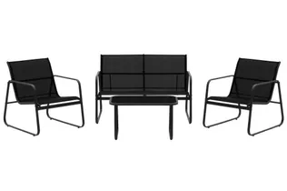 AIAMÖÖBLIKOMPLEKT 4LIVING KIIRA, LAUD, DIIVAN, 2-TOOLI, MUST