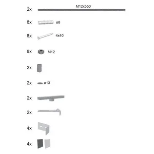 PAIGALDAMISE KOMPLEKT RAVAK NEWDAY