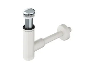 SIFOON VALAMU JAOKS RAVAK 63MM, VALGE/KROOM