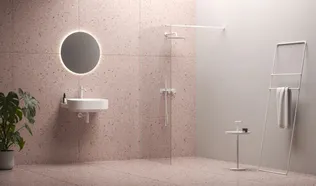 DUŠISEIN RAVAK WALK-IN WALL 80, 80X200CM VALGE MATT