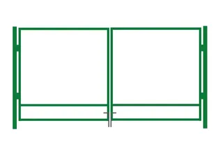 AUTOVÄRAVA RAAM 1650X4000MM RAL6005 ZN