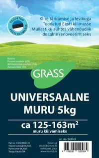 UNIVERSAALNE MURUSEEMNE SEGU GRASS 5KG