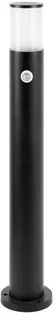 VÄLISVALGUSTI DALIA BOLLARD E27 15W IP54 80 CM MUST SENSOR