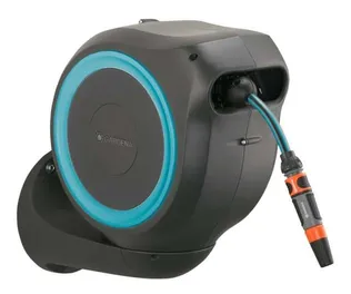 VOOLIKUPOOLI KOMPLEKT SEINALE GARDENA ROLL-UP S 15M, TÜRKIIS