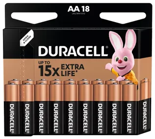 PATAREI DURACELL AA/MN1500 18TK/PAKK