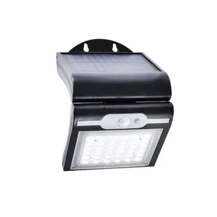 LED VÄLISVALGUSTI SPECTOR LIGHT 2,5W 200LM 7000K IP44 SOLAR MUST