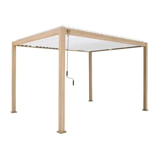 VARIKATUS MIRADOR-111 3X4M, HELE PUIDUDEKOOR