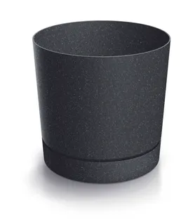 LILLEPOTT PROSPERPLAST TUBO ECO WOOD Ø17,8CM ANTRATSIIT