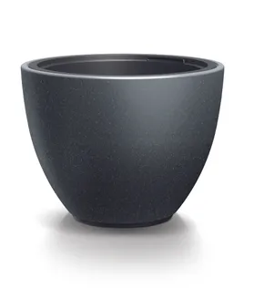 LILLEPOTT PROSPERPLAST HEOS ECO WOOD Ø39,5CM ANTRATSIIT