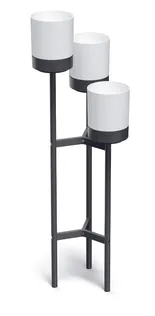 LILLEPOSTAMENT PROSPERPLAST BLOOMIE STAND 3 POTILE 1255X39,5CM VALGE