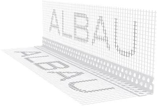 NURGATUGEVDUSPROFIIL ALBAU VWS 552500 100X300MM VALGE VÕRGUGA