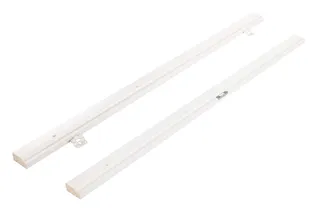 UKSELENG VAU VERTIKAALNE M20 92MM, VALGE, 2-OSALINE KOMPLEKT